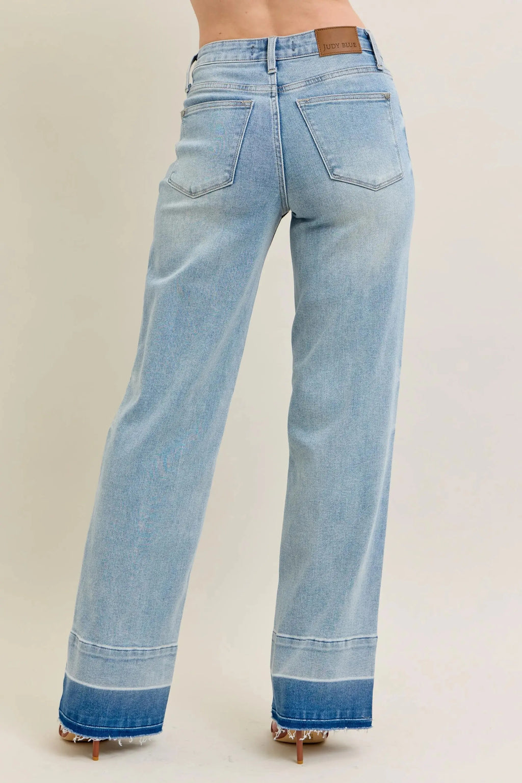 Judy Blue Jeans - Plus Size Mr Release Hem Wide Leg