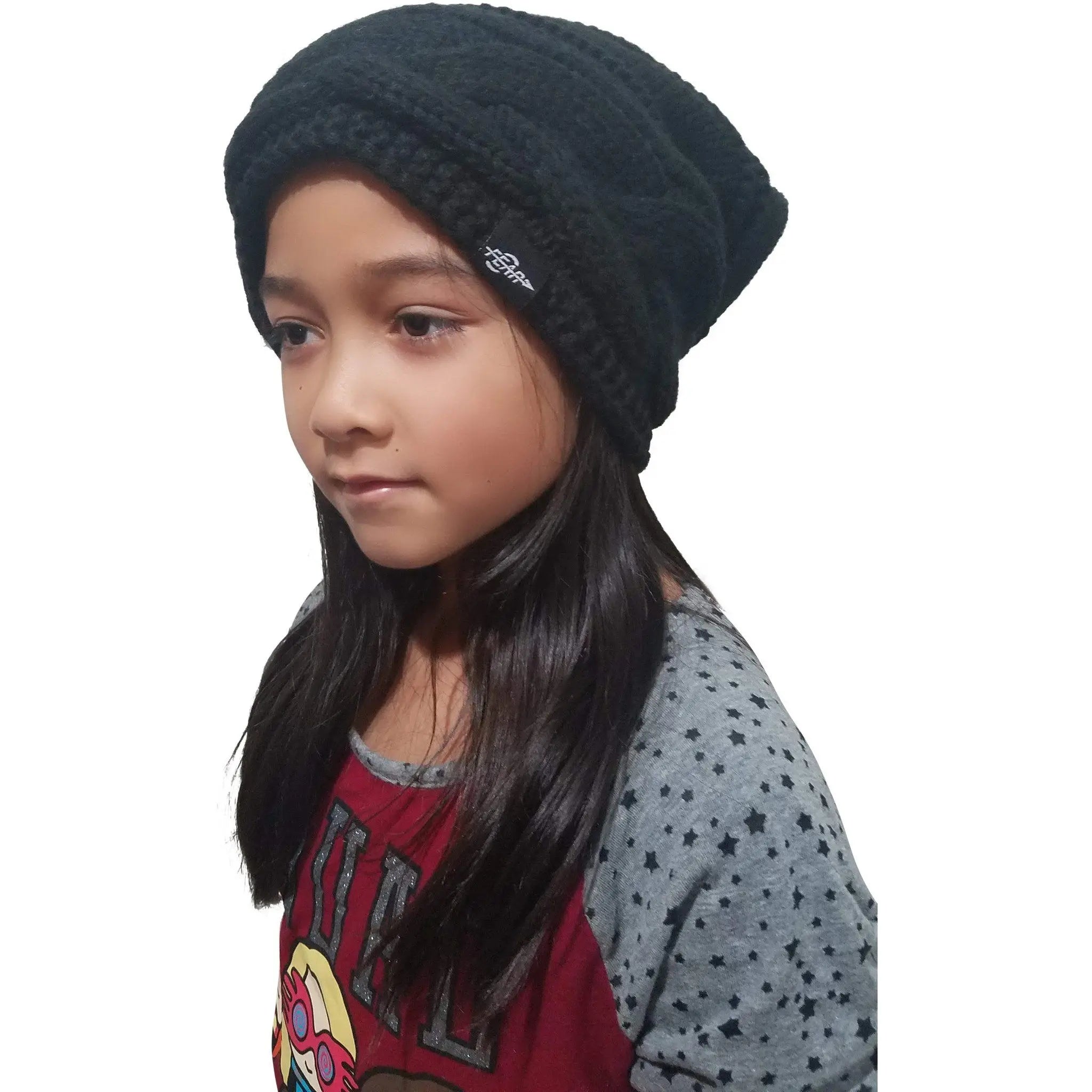 Warmest Fleece Lined Slouch Baggy Women Beanie Hat