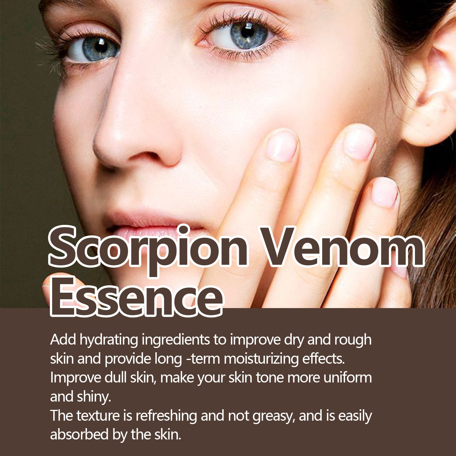 Scorpion Venom Essence, Moisturizing Anti-Wrinkle Carry Bright Color Of Skin Firming Skin Anti-Aging Essence