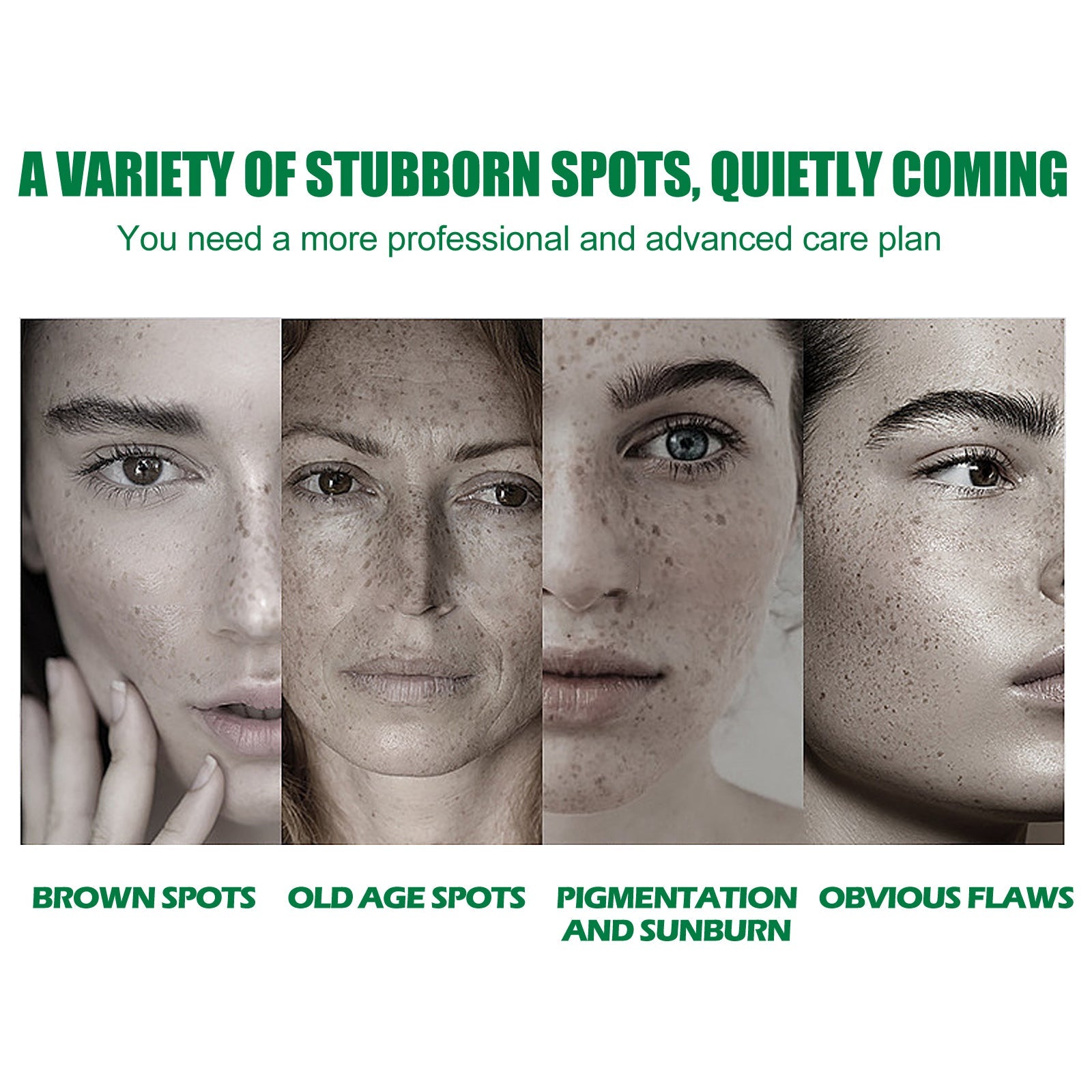 Dark Spot Correcting Glow Serum, Beauty Skin Stains Freckles Melanin Repair Dark Skin Care