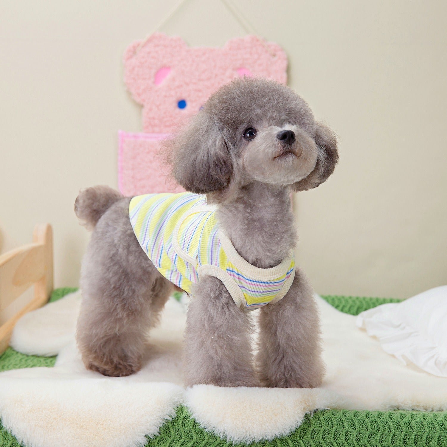 Teddy Schnauzer Pocket Tank Top