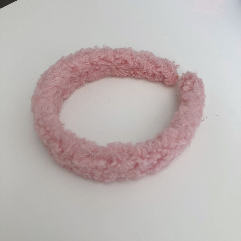Plush headband hair clip