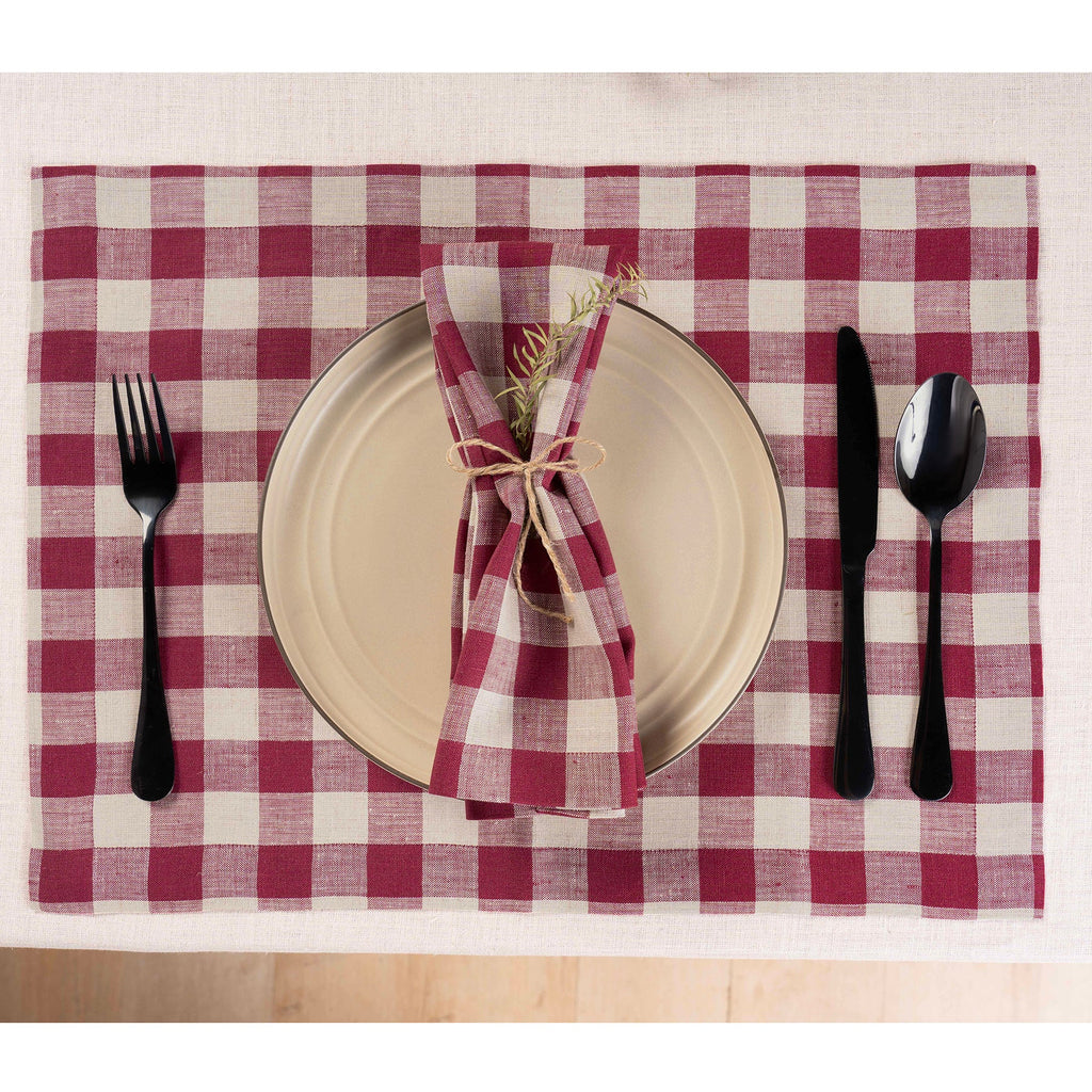 Morgan Check Napkins, Set of 4