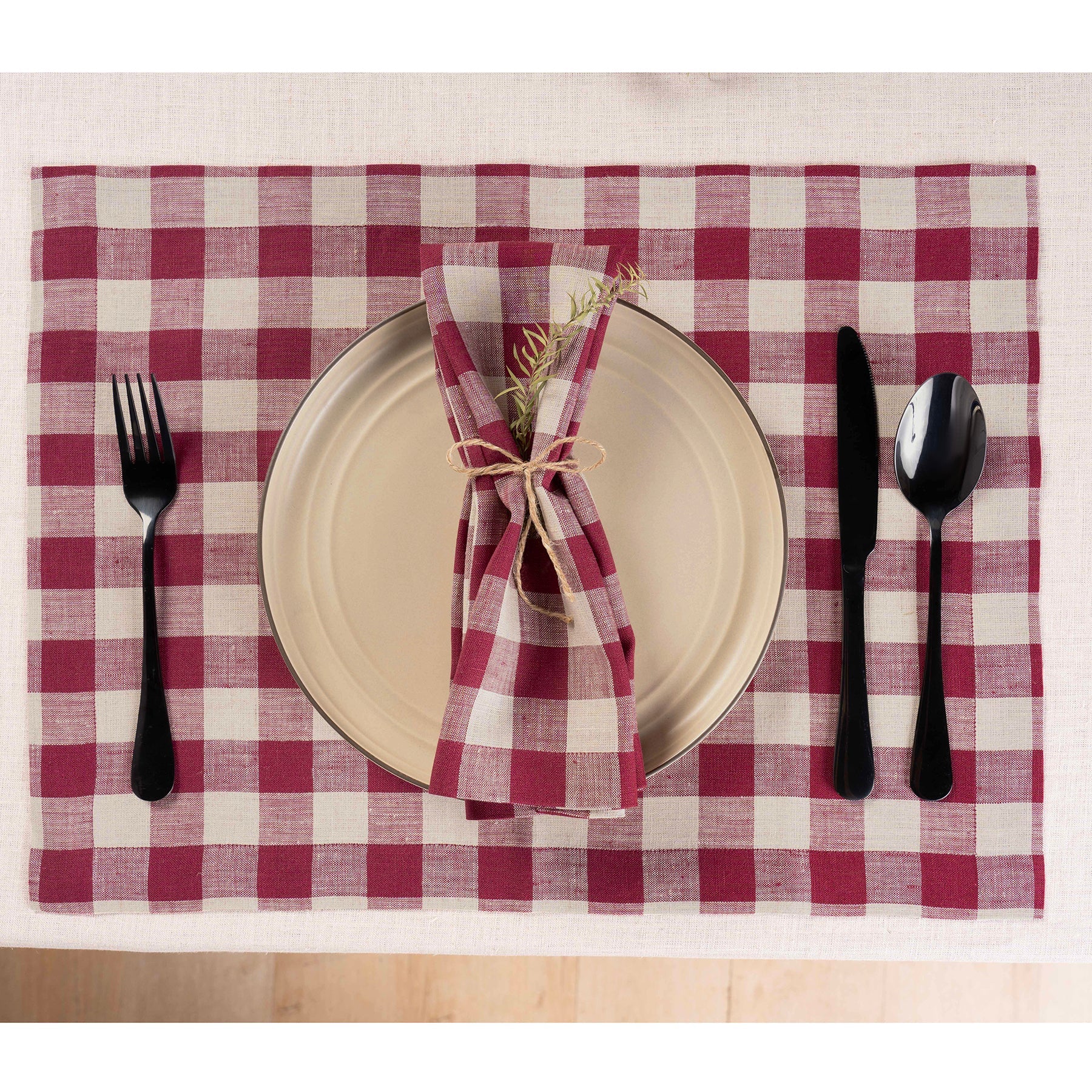 Morgan Check Napkins, Set of 4