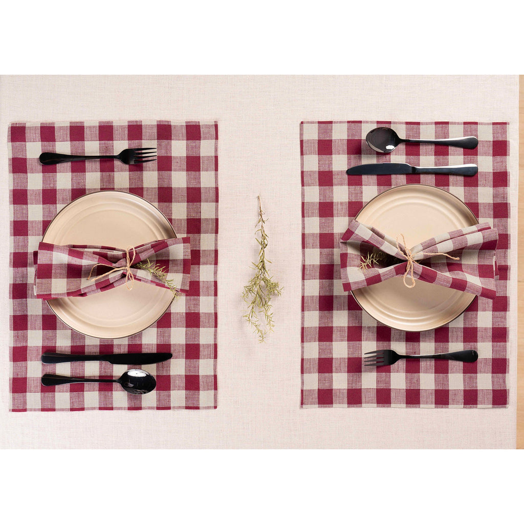 Morgan Check Napkins, Set of 4