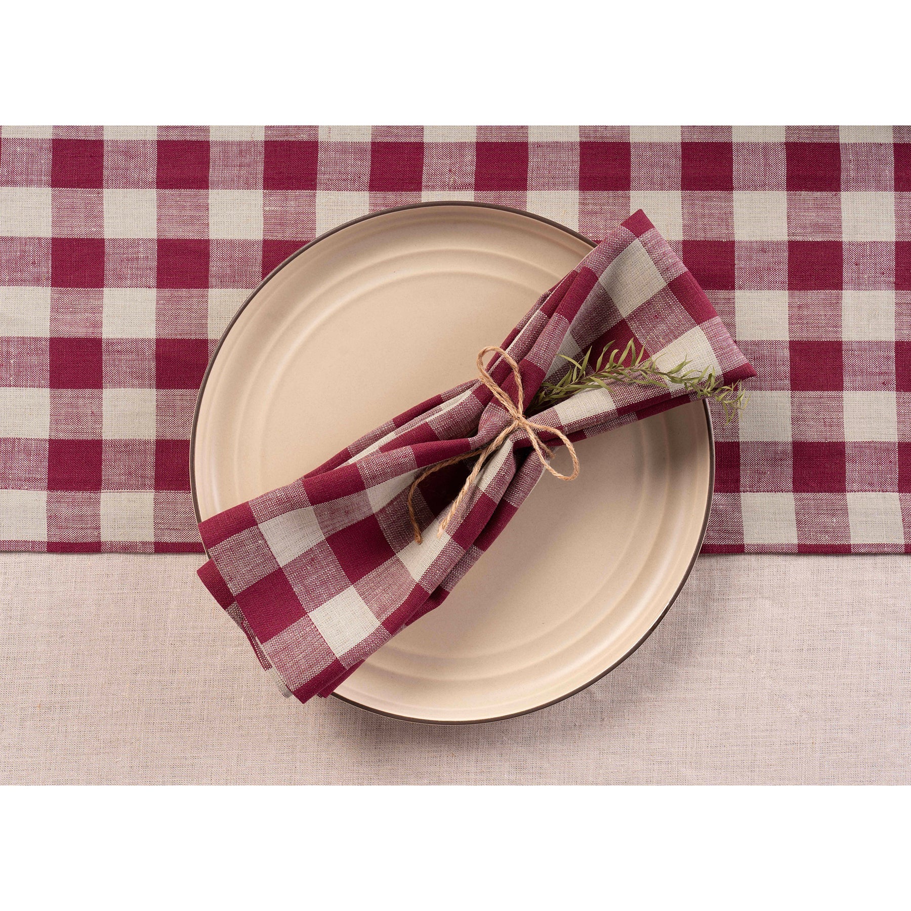 Morgan Check Napkins, Set of 4