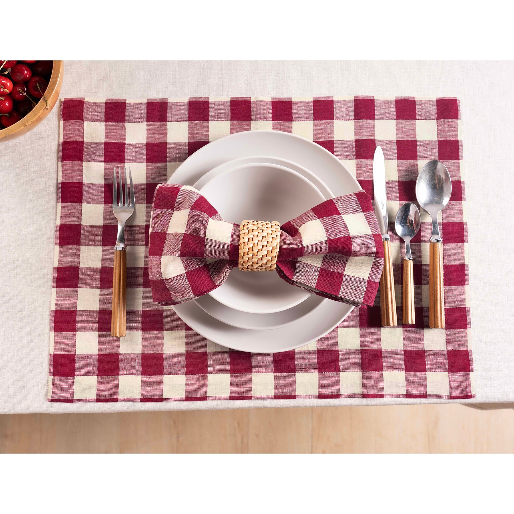 Morgan Check Napkins, Set of 4