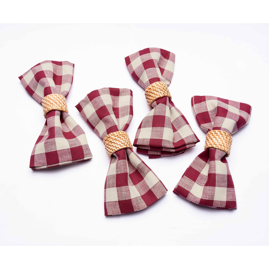 Morgan Check Napkins, Set of 4