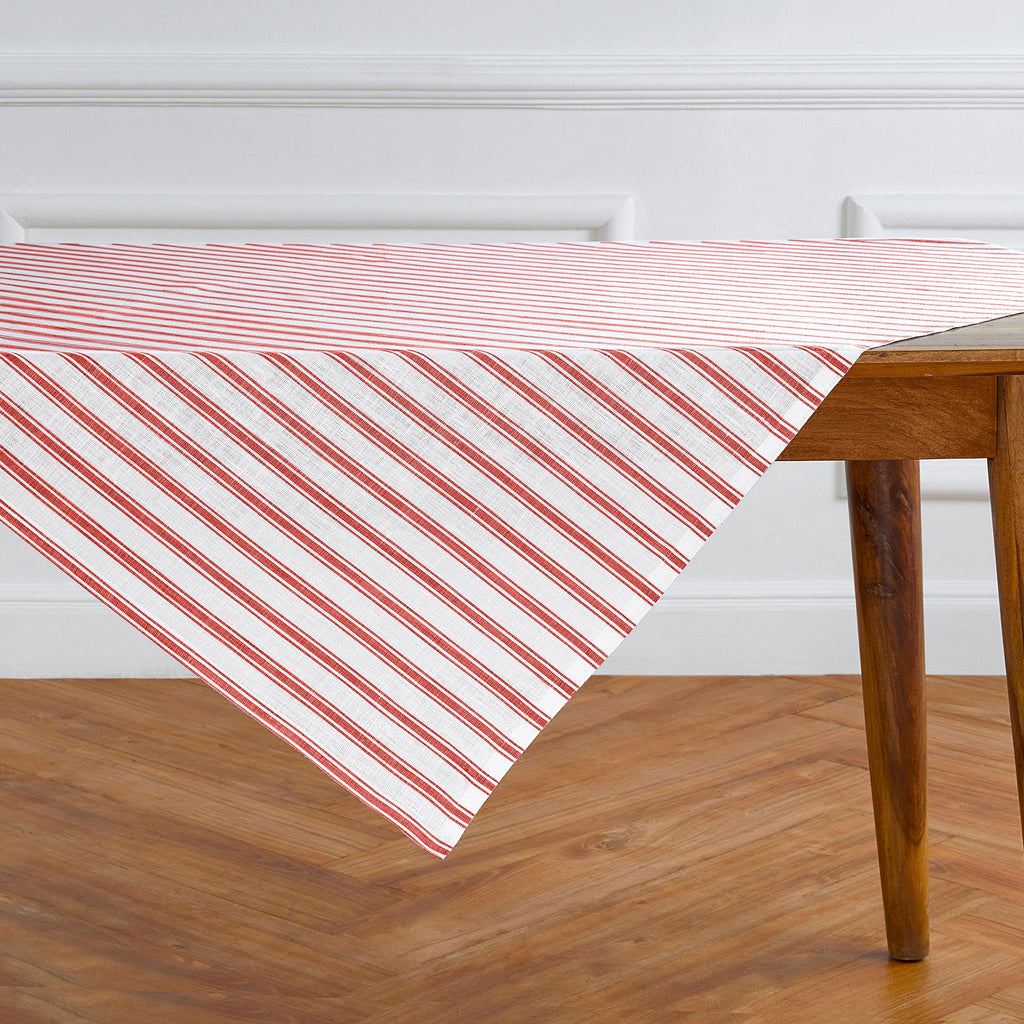 Capri Ticking Stripe Table Throw