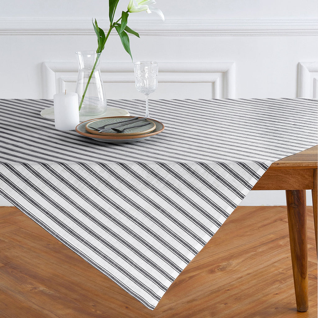 Capri Ticking Stripe Table Throw