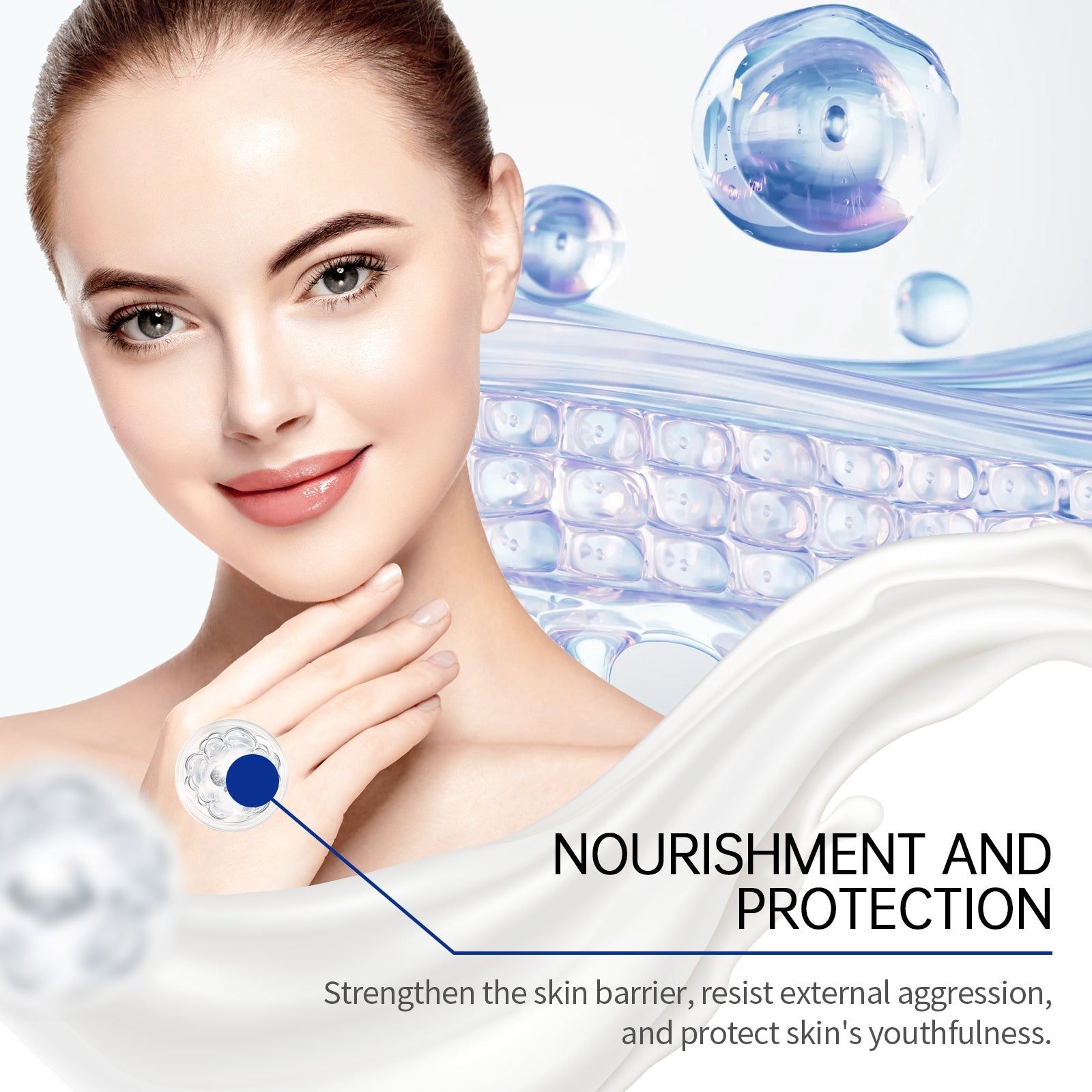 Retinol Night Moisturizer, Gentle Moisturizing Facial Skin Moisturizing Skin Cream