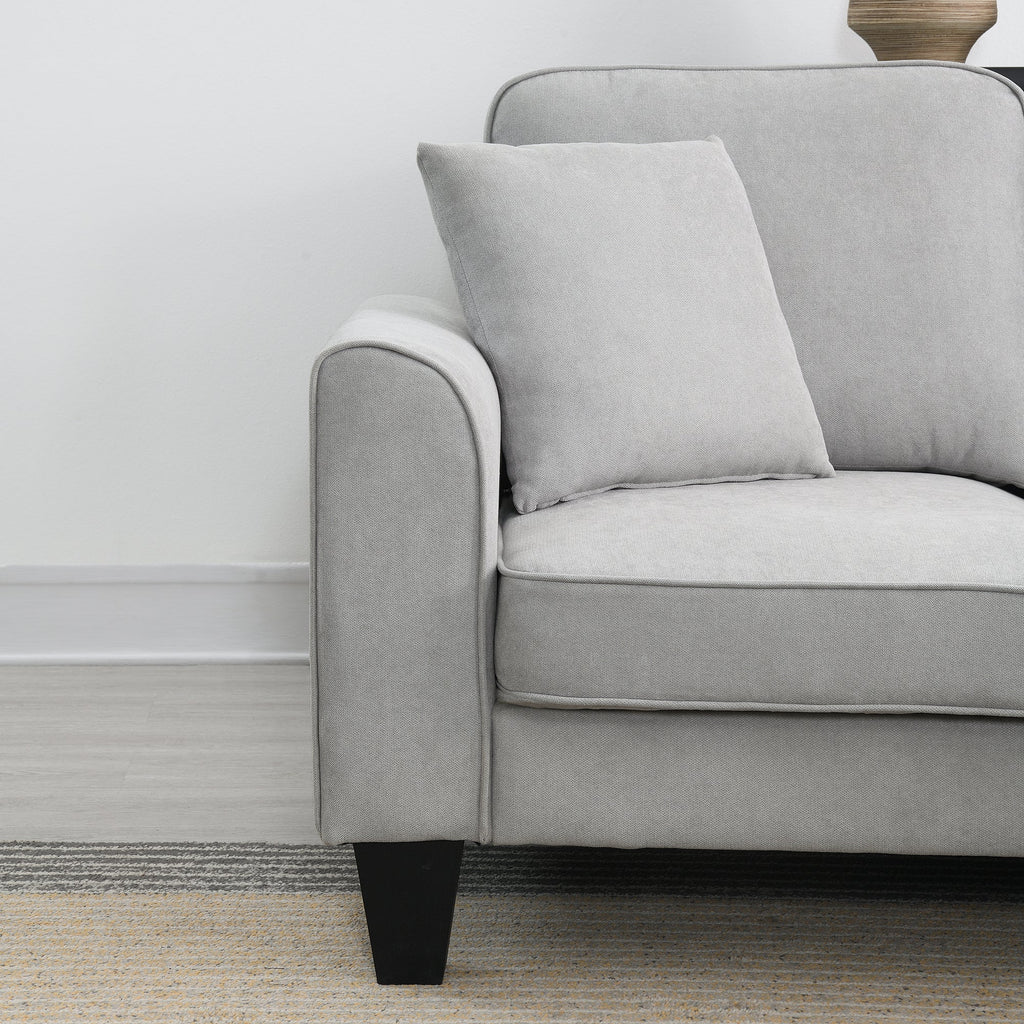 [VIDEO provided] [New] 108*85.5" Modern U Shape Sectional Sofa 7 Seat Fabric Sectional Sofa Set