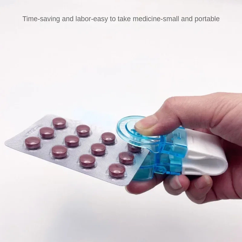 Medication dispenser household small tool press dispensing clip portable dispensing device