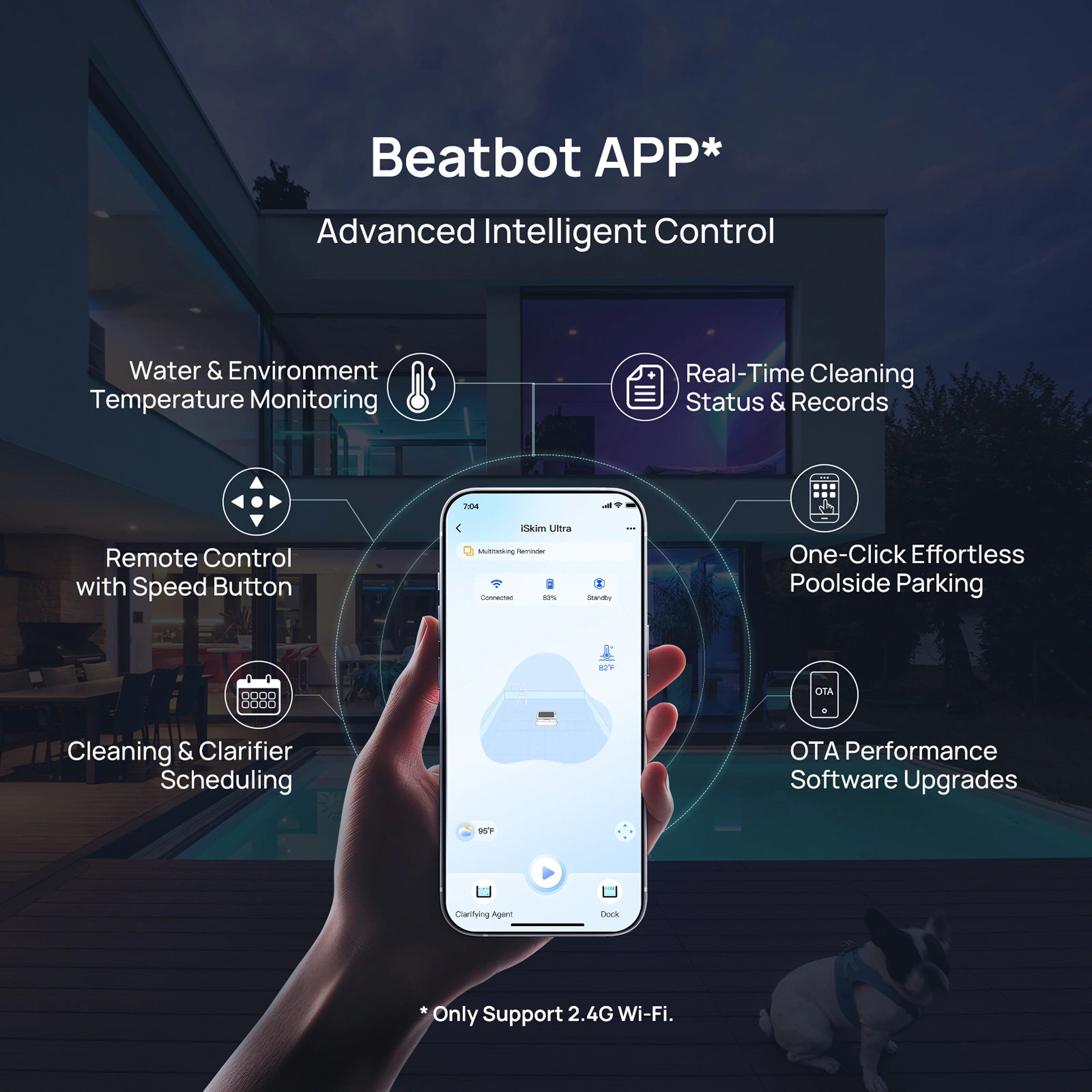 Beatbot iSkim® Ultra Robotic Pool Skimmer