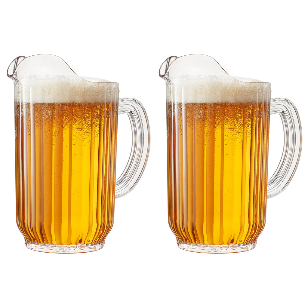 Barcelona Acrylic Beer Pitcher, Set of 2