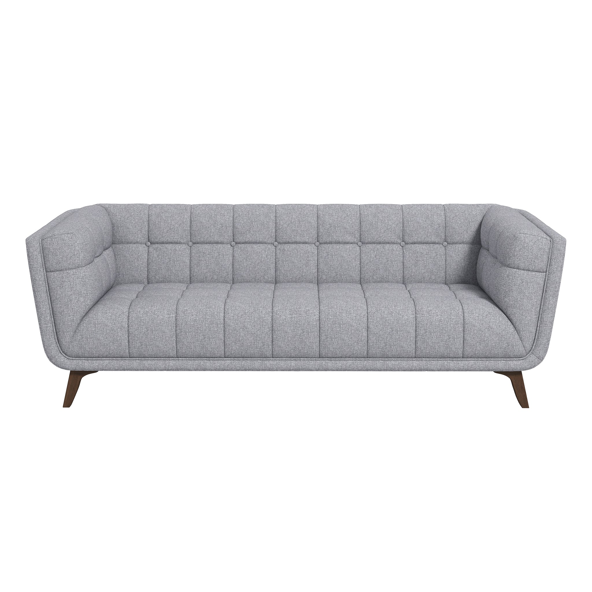 Addison Large Light Gray Fabric Sofa – Designer Sofa – Curated by SHOP