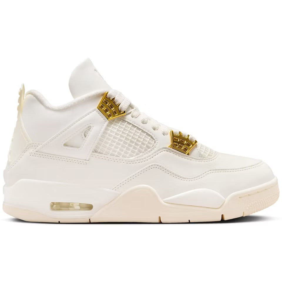 Jordan 4 Retro Metallic Gold (Women's)