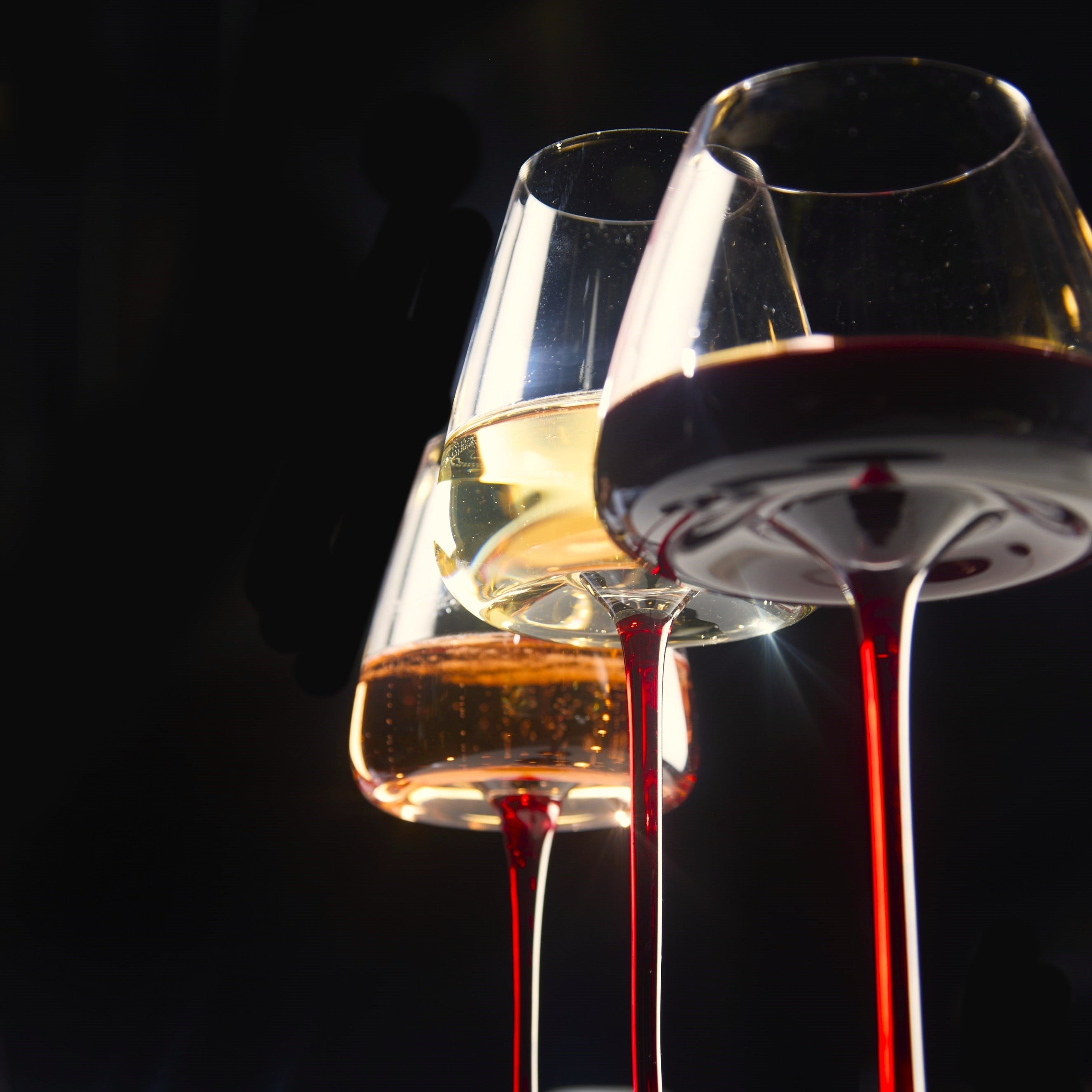 Extra Large Concave Champagne Glasses - 24oz