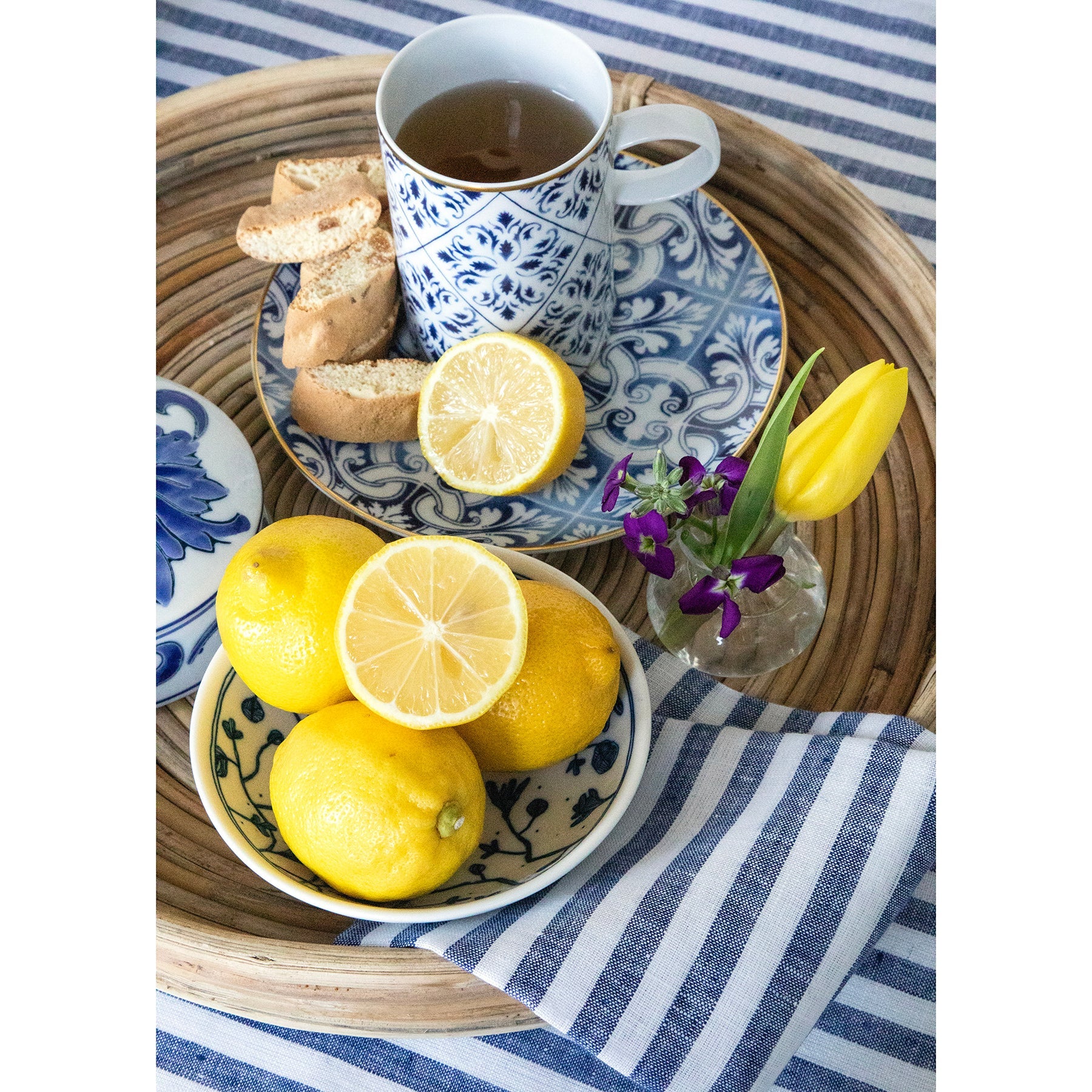 Amalfi Stripe Tablecloth