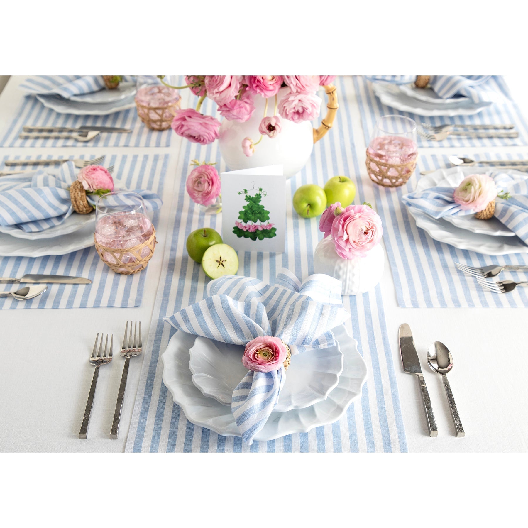 Amalfi Stripe Table Runner
