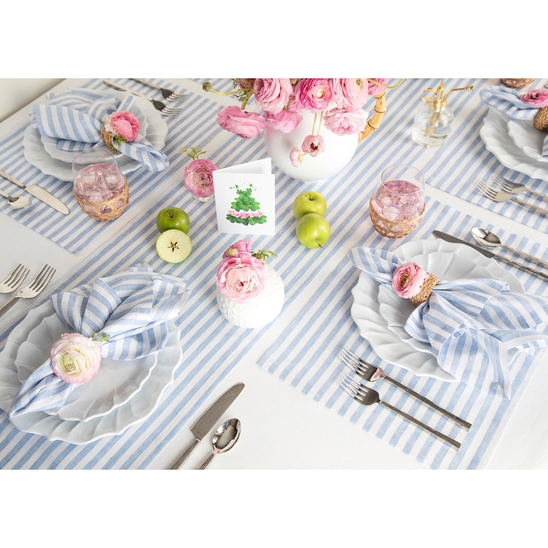 Amalfi Stripe Table Runner