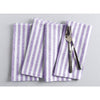 Violet & White / 20 x 20 Inch / Set of 4