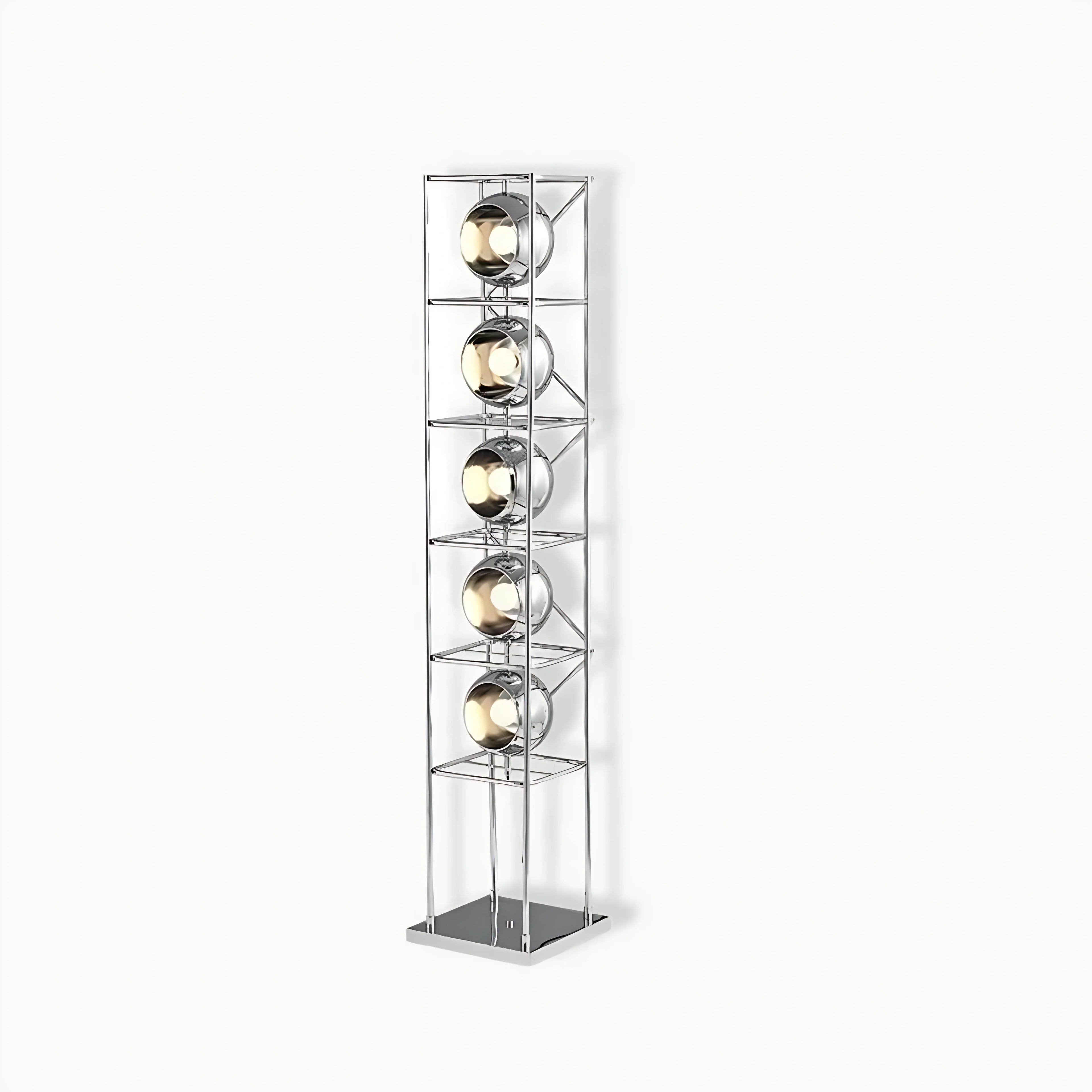 Chrome Spheres Bauhaus Lamp