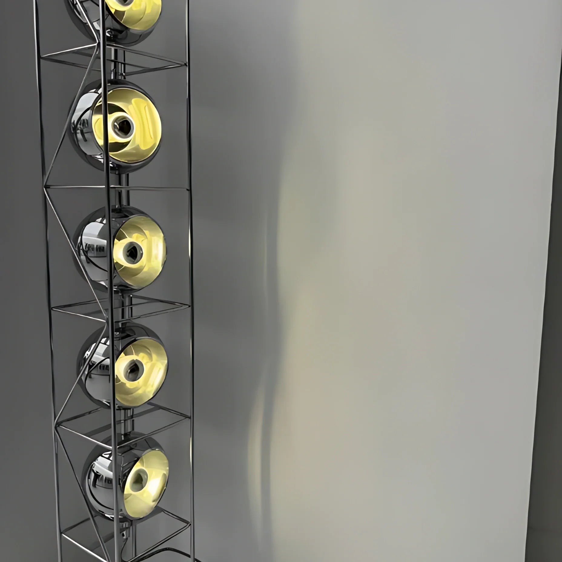 Chrome Spheres Bauhaus Lamp