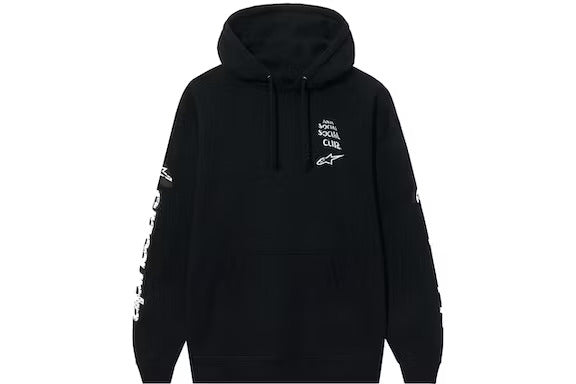 Anti Social Social Club Alpine Stars Track Hoodie Black