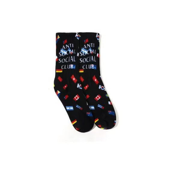 Anti Social Social Club Business Socks Black