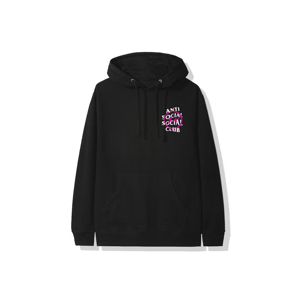 Anti Social Social Club x Fragment Pink Bolt Hoodie (FW19) Black