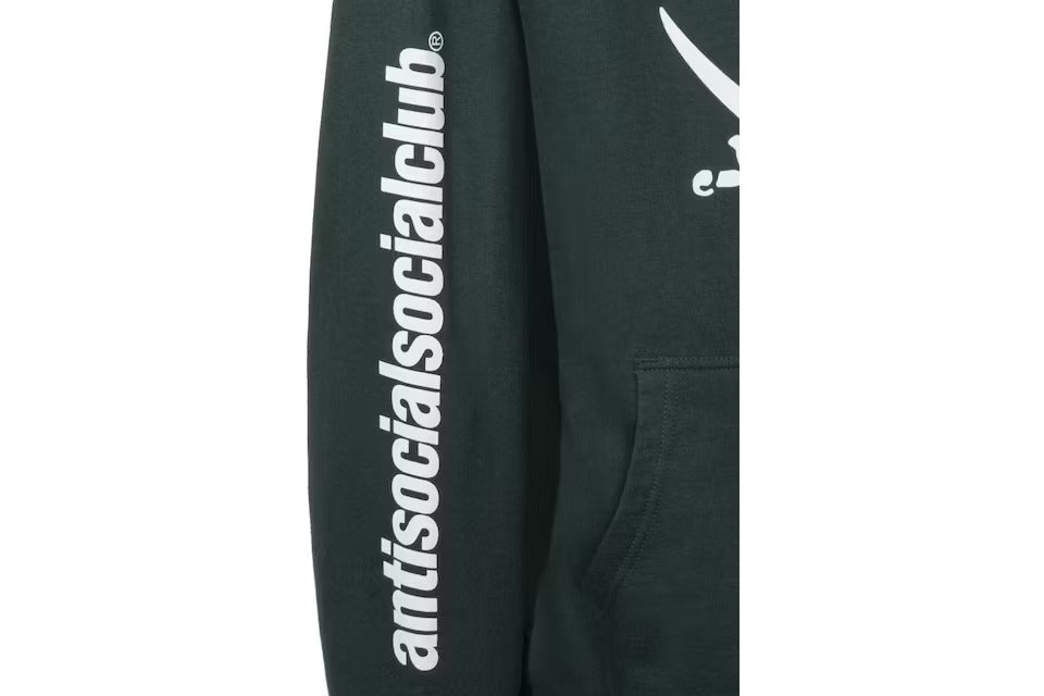 Anti Social Social Club x Neighborhood 6IX Green Hoodie Hoodie Green