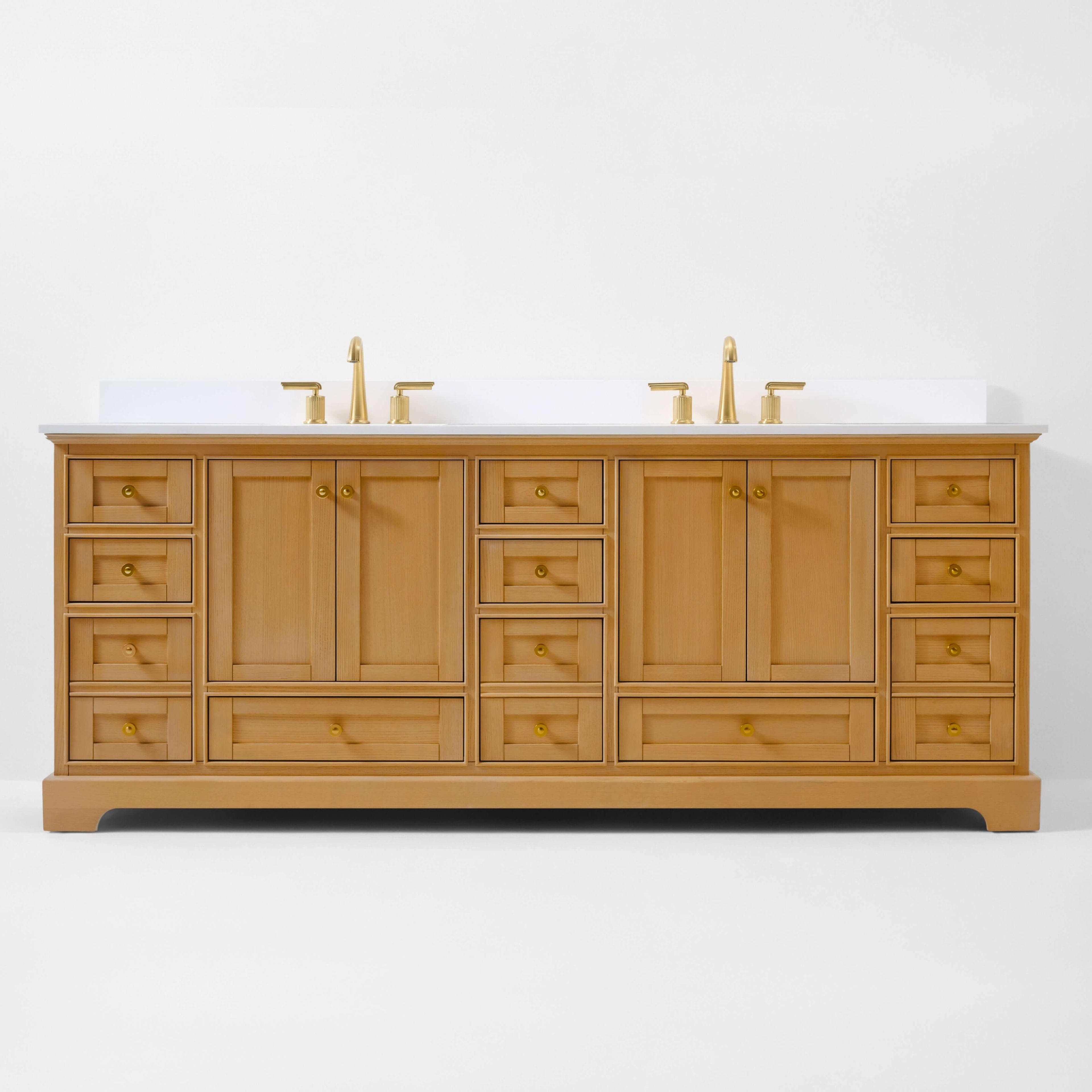 Audrey Bathroom Vanity in Sienna Finish