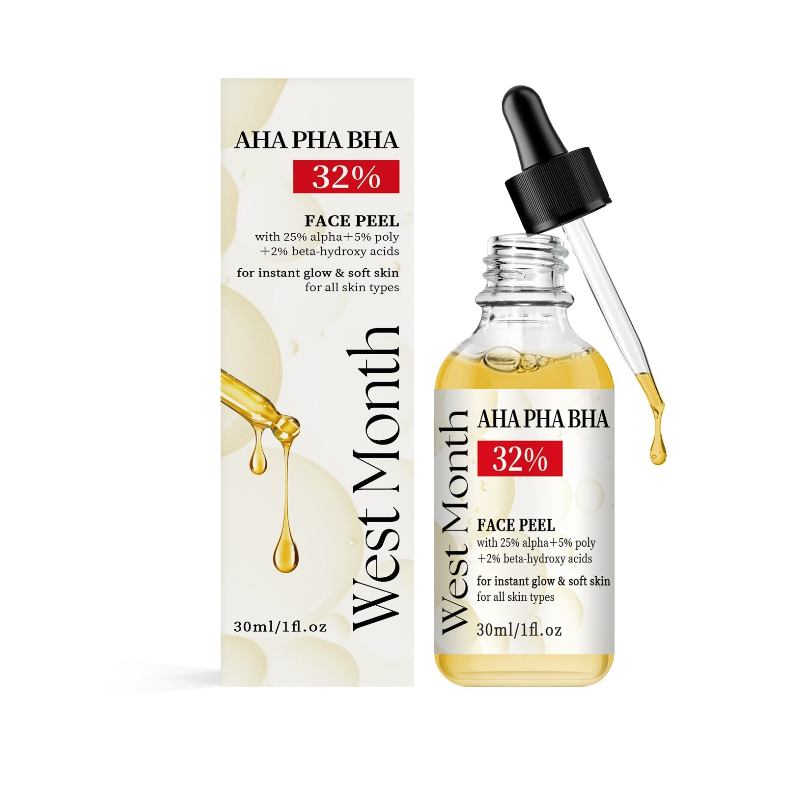 Fruit Acid Essence, Smoothing And Firming Delicate Pore Narrowing Aha Facial Serum
