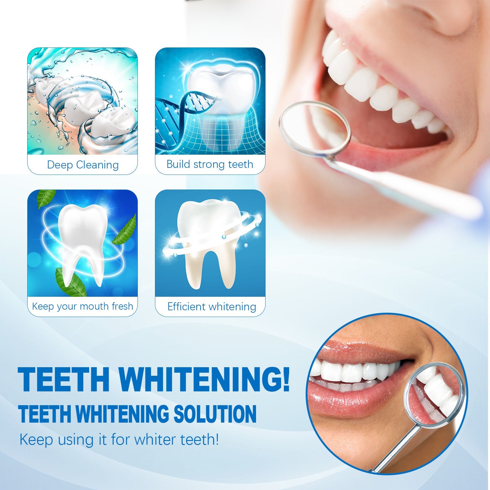 Teeth Whitening Essence, Improve Yellow Teeth Clean Teeth Stains Tartar Plaque Beautify Teeth Liquid