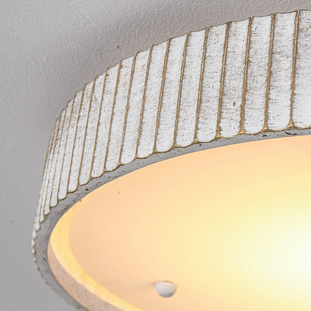 18 Inch White Modern Flush Mount LED Light