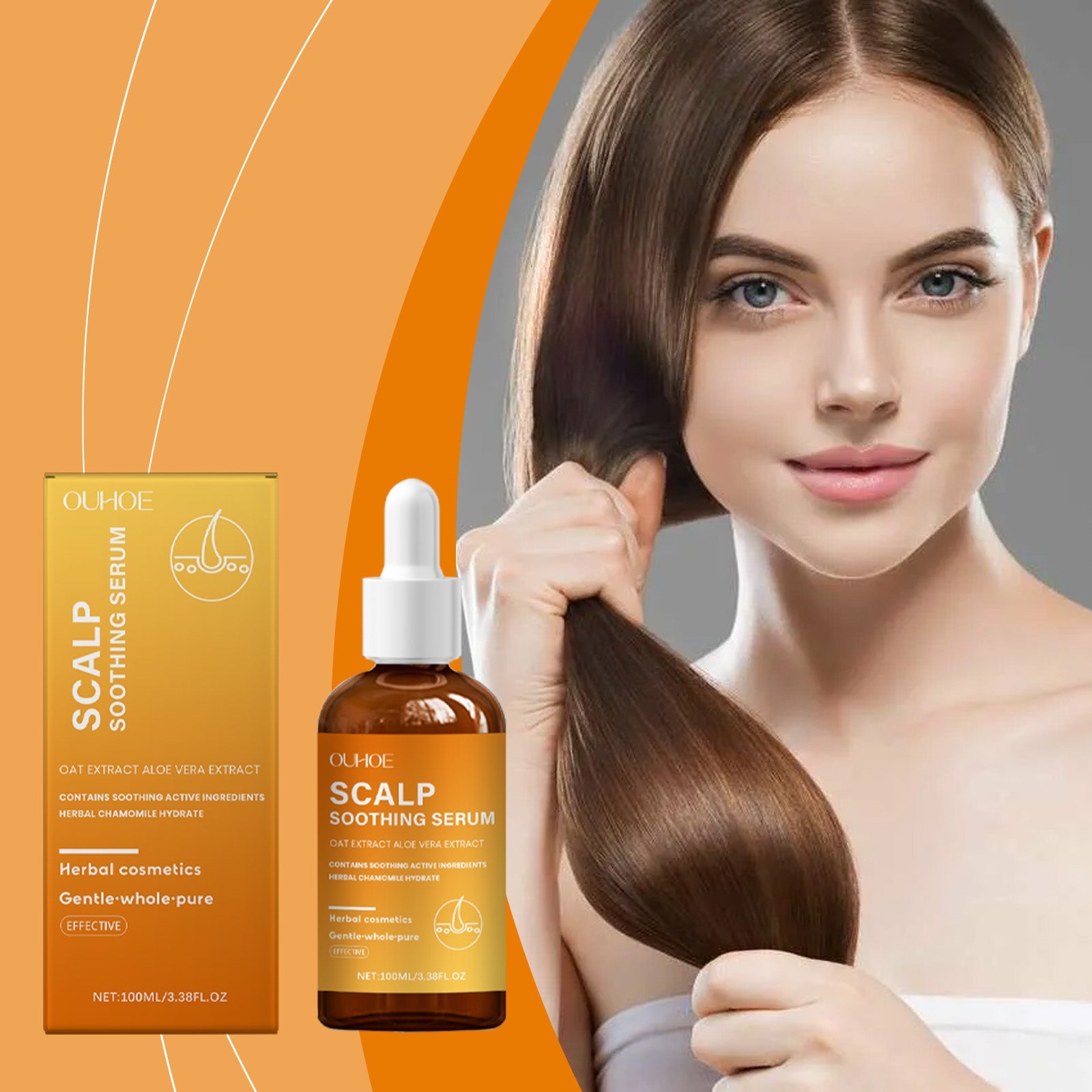 Scalp Care Essence, Repair Scalp, Nourish Hair, Nourish And Smooth Hair Care Essence