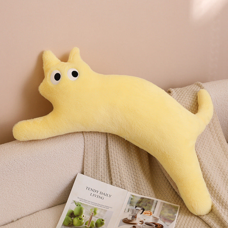 Dopamine Long Bar Cat Pillow Cat Plush Toy Living Room Cushion