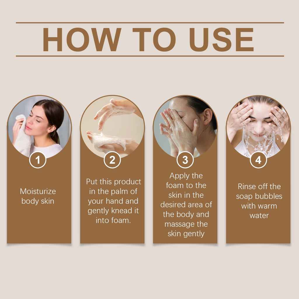 Coffee Cleansing Soap, Coffee Essence Gently Cleans, Nourishes, Moisturizes And Brightens The Skin