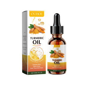 Ouhoe Cleansing Turmeric Oil Gently Cleanses And Moisturizes Facial Skin, Brightening And Whitening Skin With A Refreshing Cleansing Oil