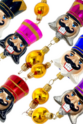 Broadway Nutcracker Glass Tree Garland