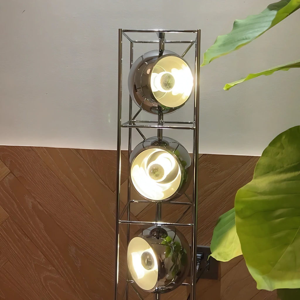 Chrome Spheres Bauhaus Lamp