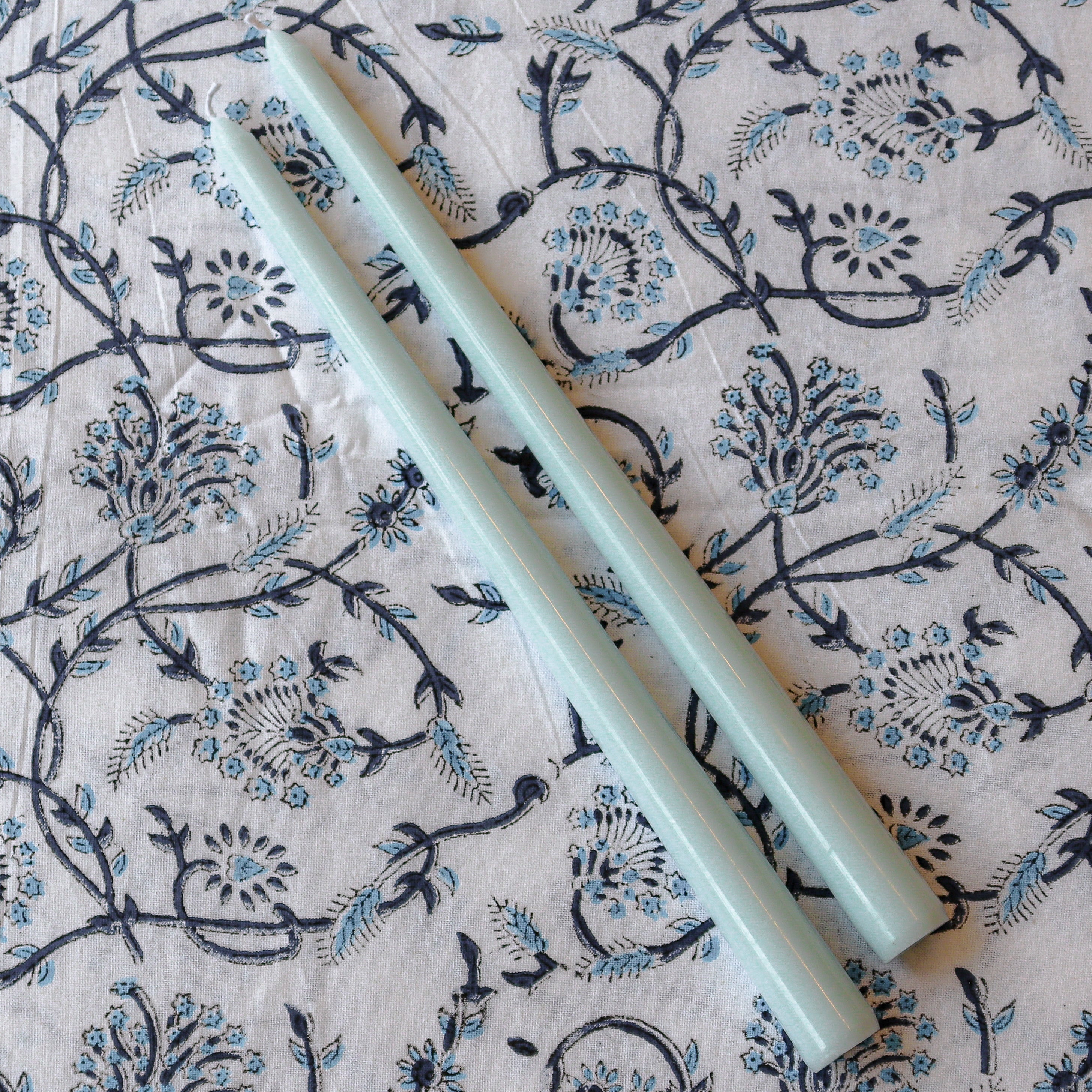 Extra Tall Baby Blue Cloud Taper Candle, 1 Case of 25 Candles (4 in each pack)