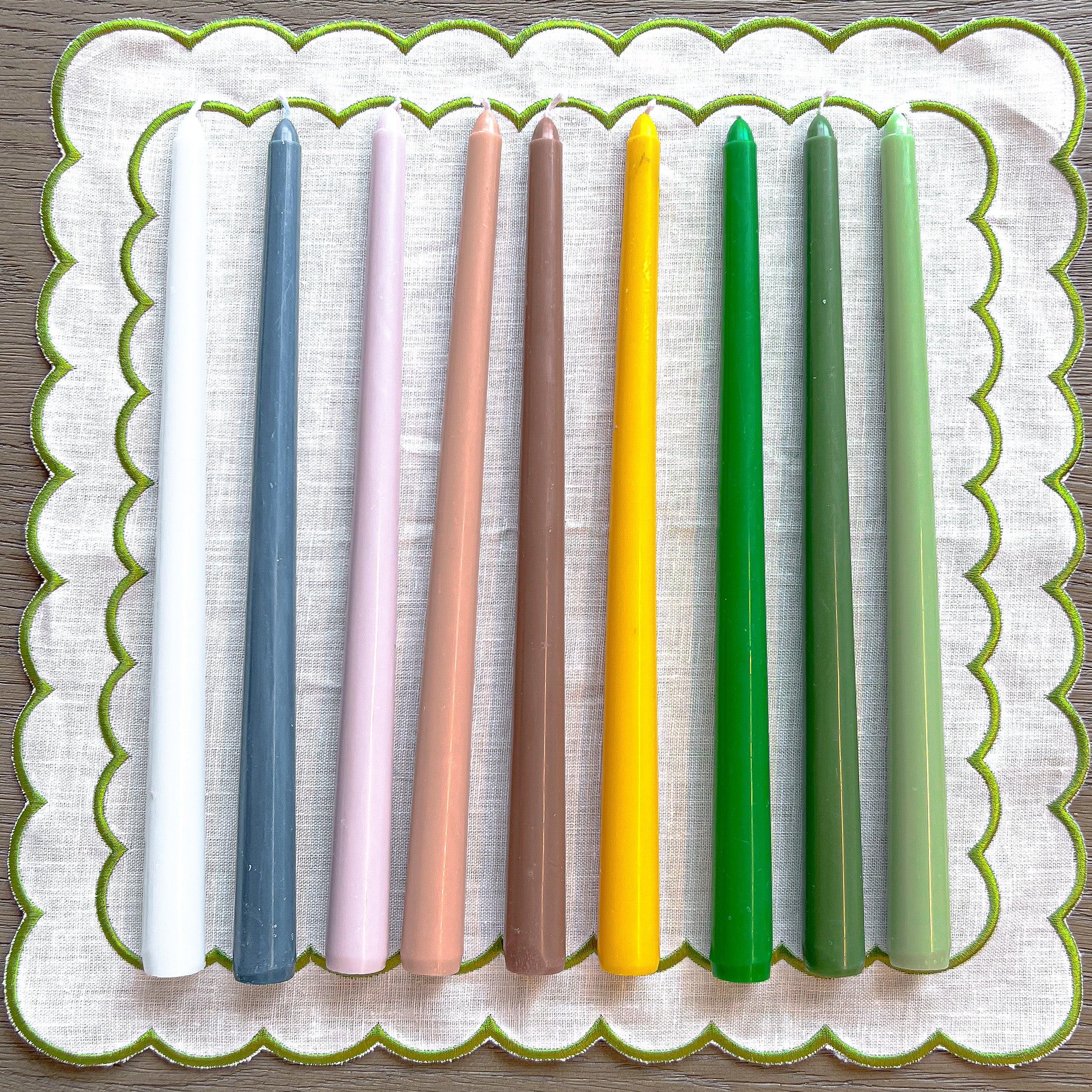 Extra Tall Baby Blue Cloud Taper Candle, 1 Case of 25 Candles (4 in each pack)