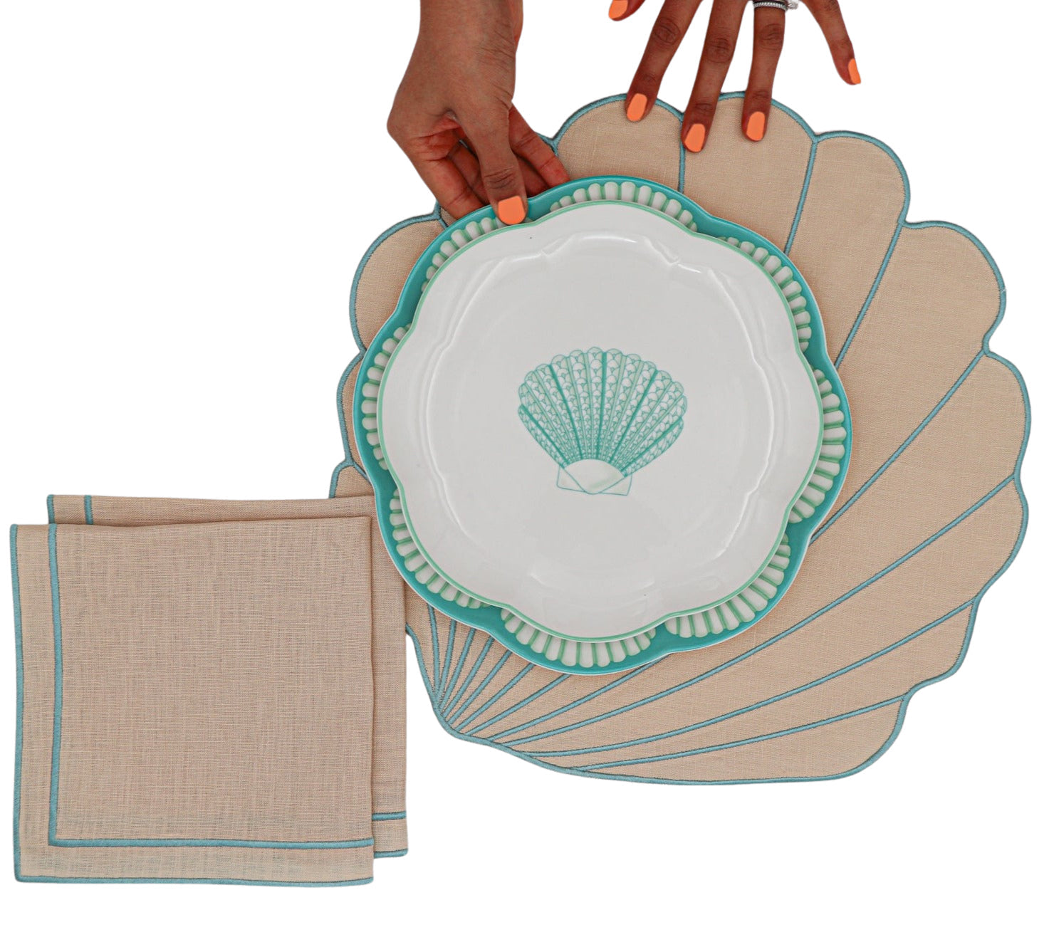 Balearic Blu Starter Plate - Case of 12 Plates