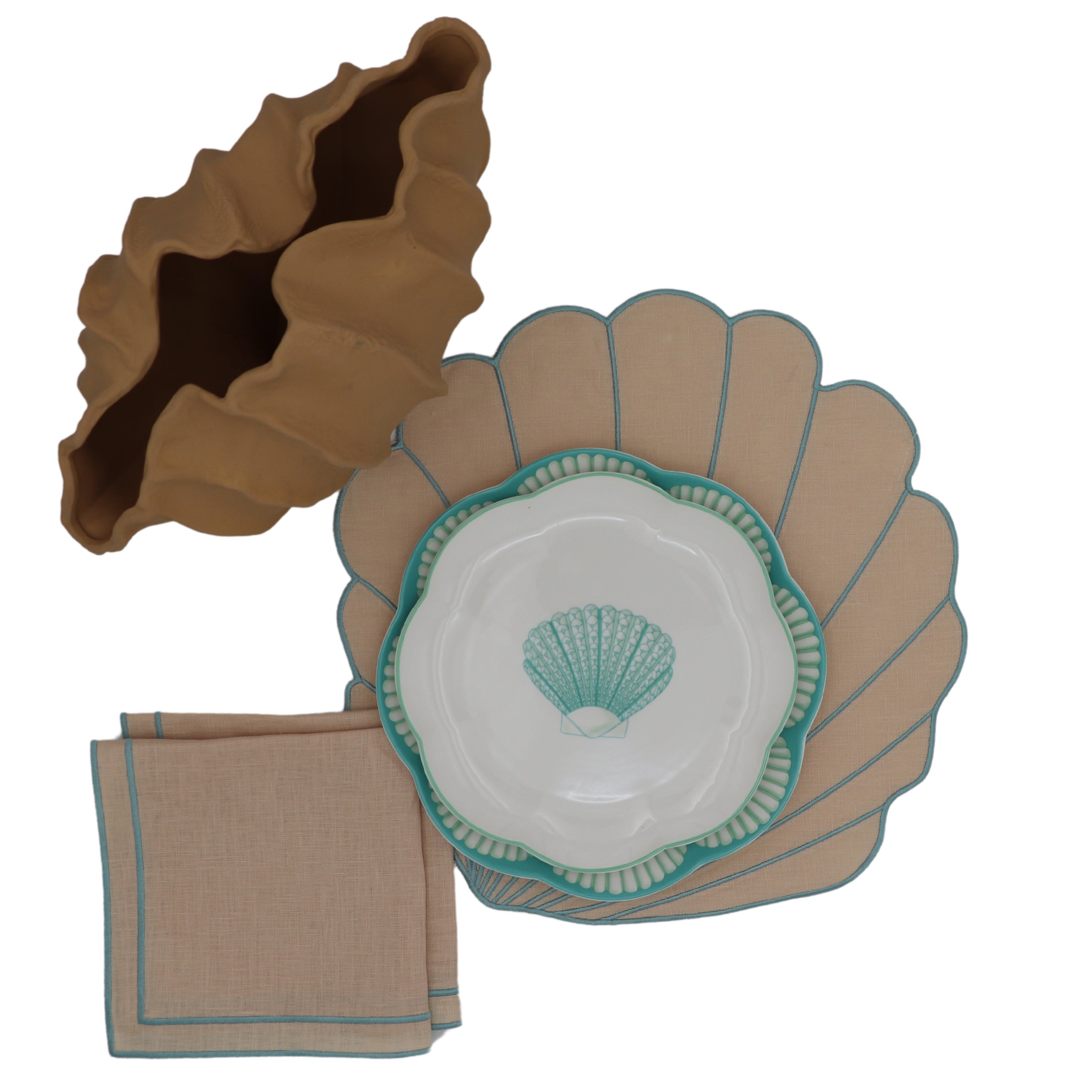 Balearic Blu Starter Plate - Case of 12 Plates