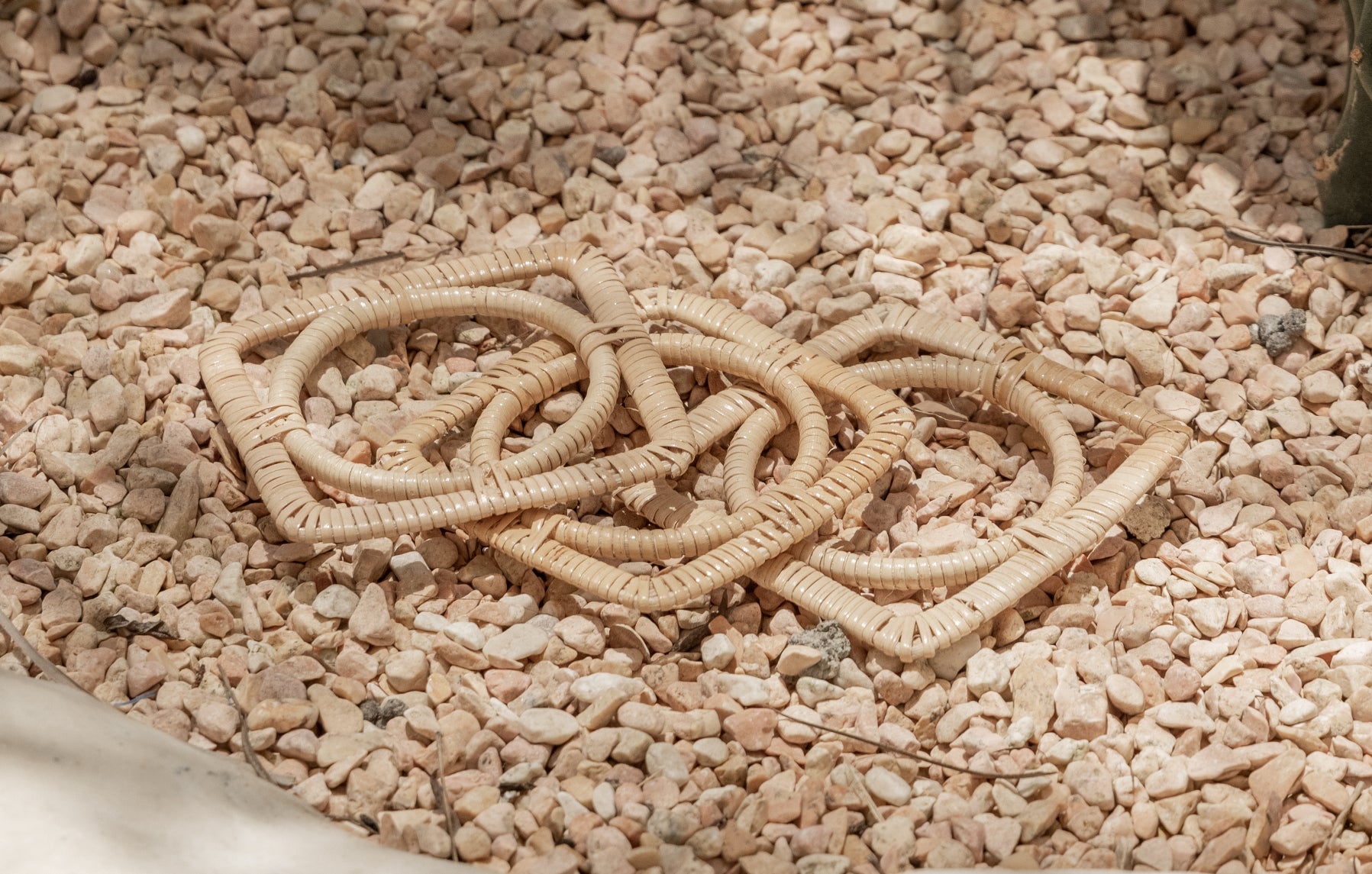 Square Rattan Bangle