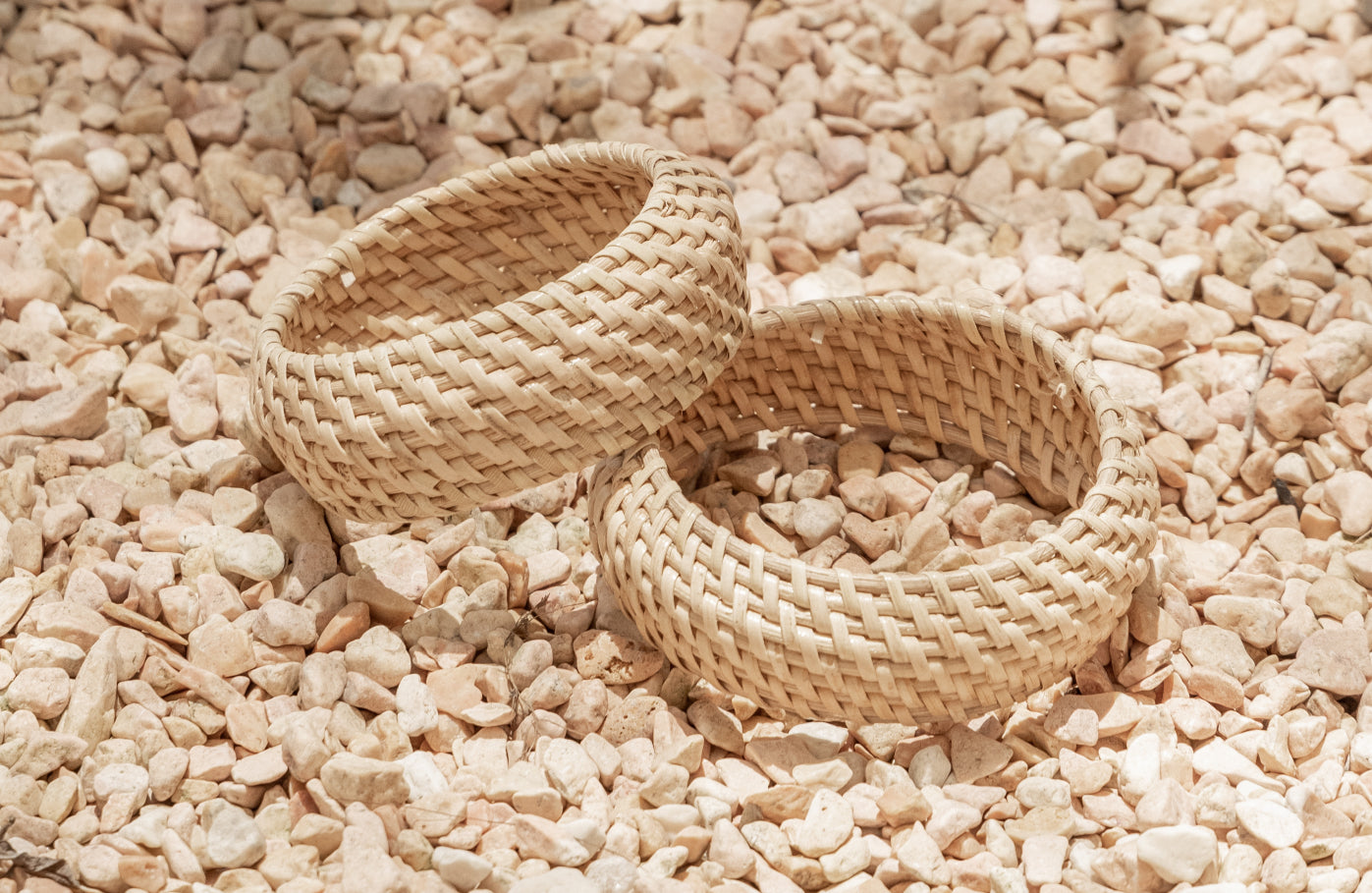 Statement Flat Weave Bangle