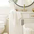 Bamboo 3 Piece Towel Set - White