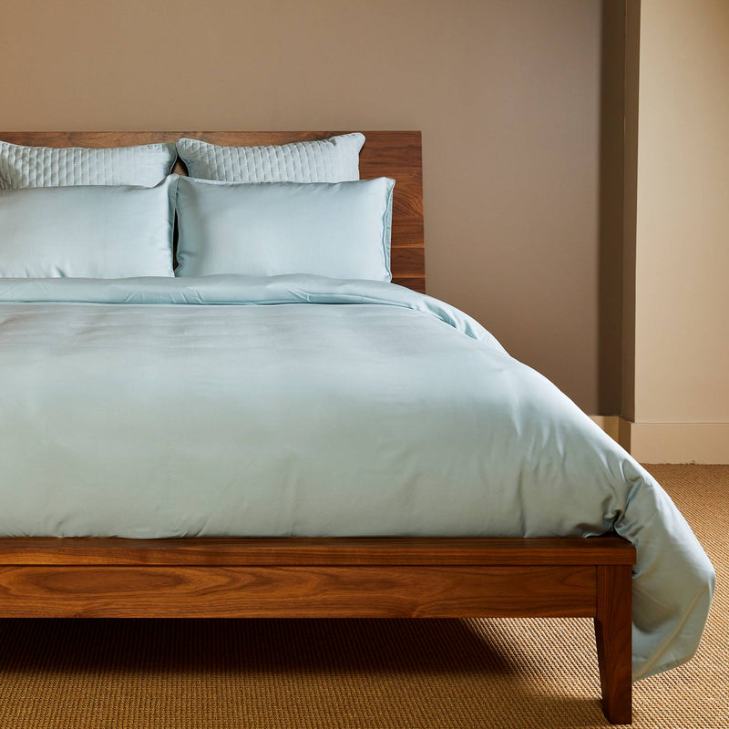 Bamboo 3pc Duvet Cover Set - Sky - Final Sale/No Returns